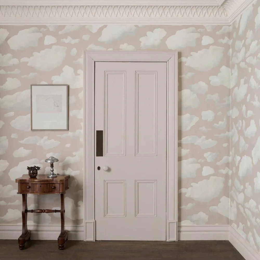 Anthropologie House Of Hackney Wallpaper Stratus Wallpaper Amanita Blush NWOT - Picture 1 of 7